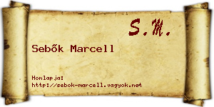 Sebők Marcell névjegykártya